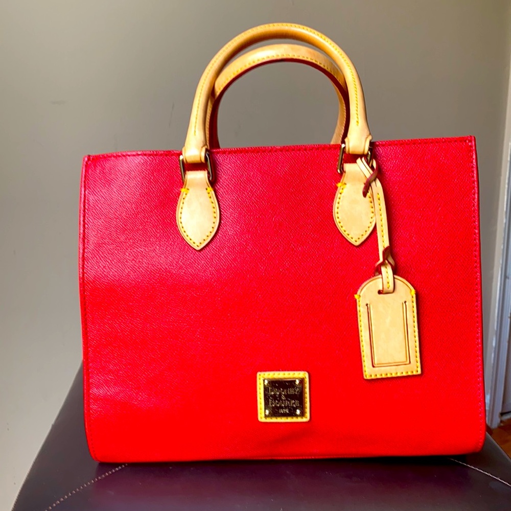 Dooney & Bourke leather bag with wallet & key fob